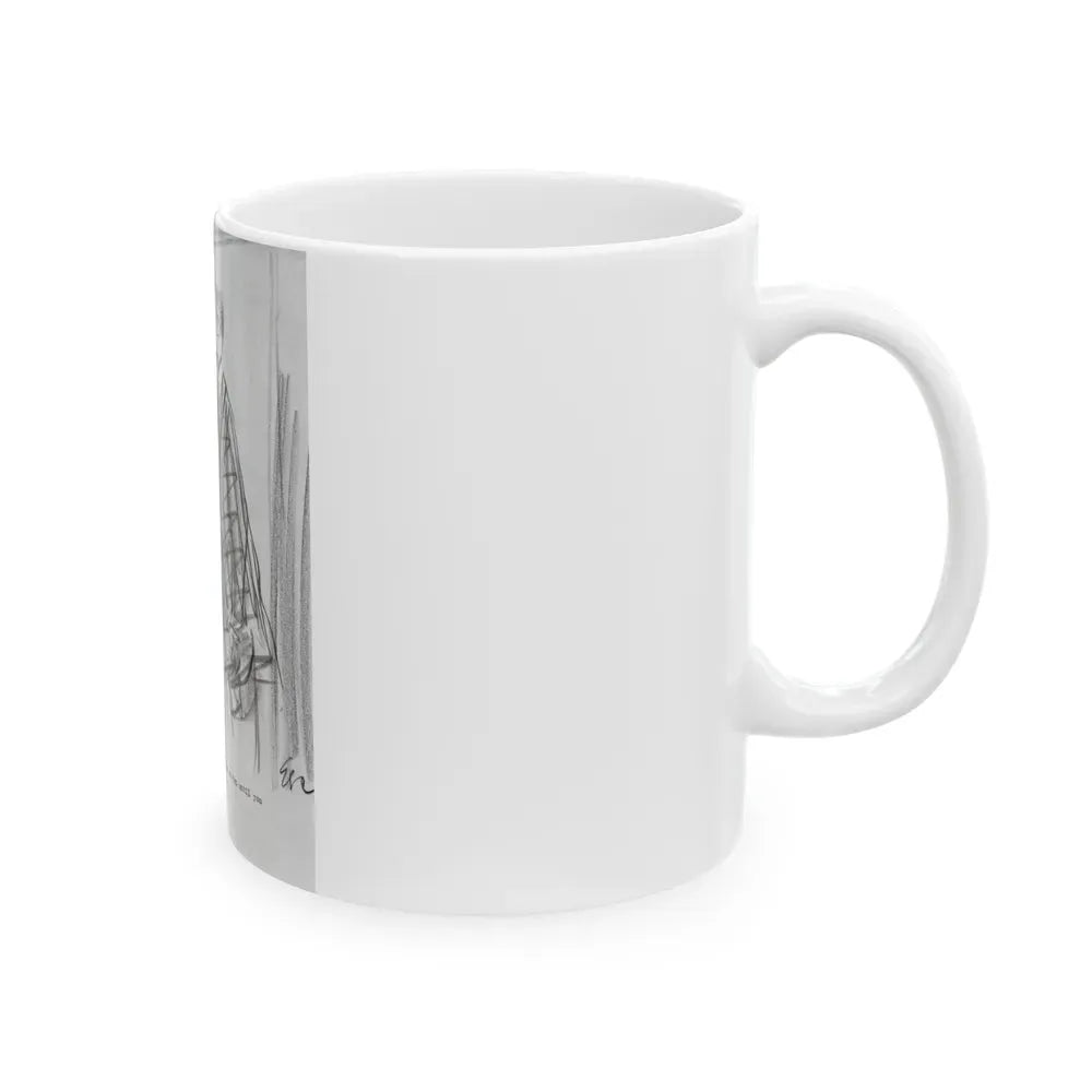 Group of Five illustrations (2) - White Coffee Mug - Go Mug Yourself