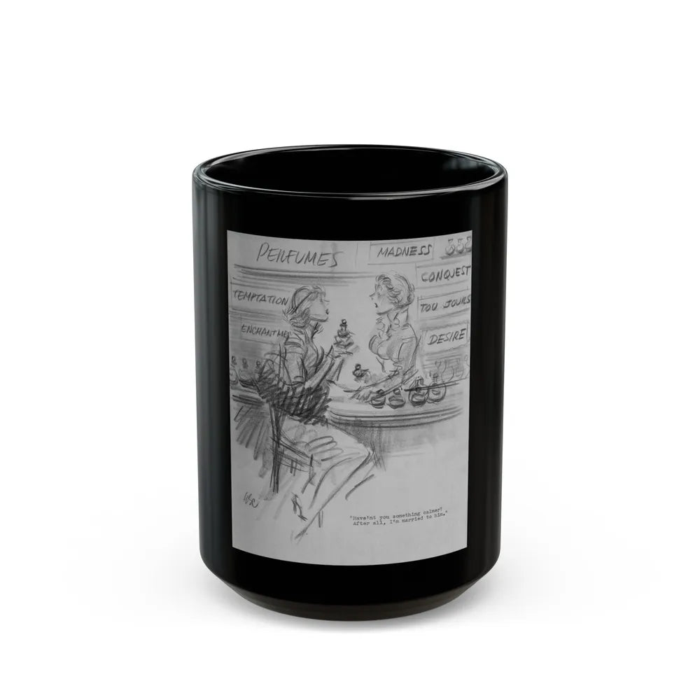 Group of Five illustrations (3) - Black Coffee Mug-15oz-Go Mug Yourself