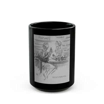 Group of Five illustrations (3) - Black Coffee Mug 15oz - Go Mug Yourself