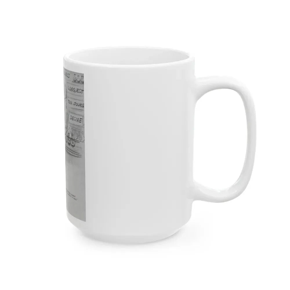 Group of Five illustrations (3) - White Coffee Mug - Go Mug Yourself