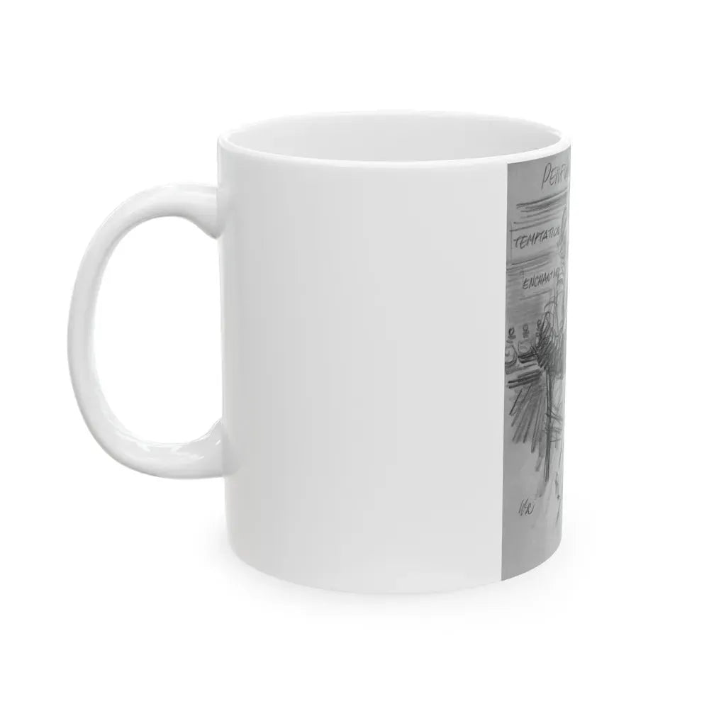 Group of Five illustrations (3) - White Coffee Mug - Go Mug Yourself