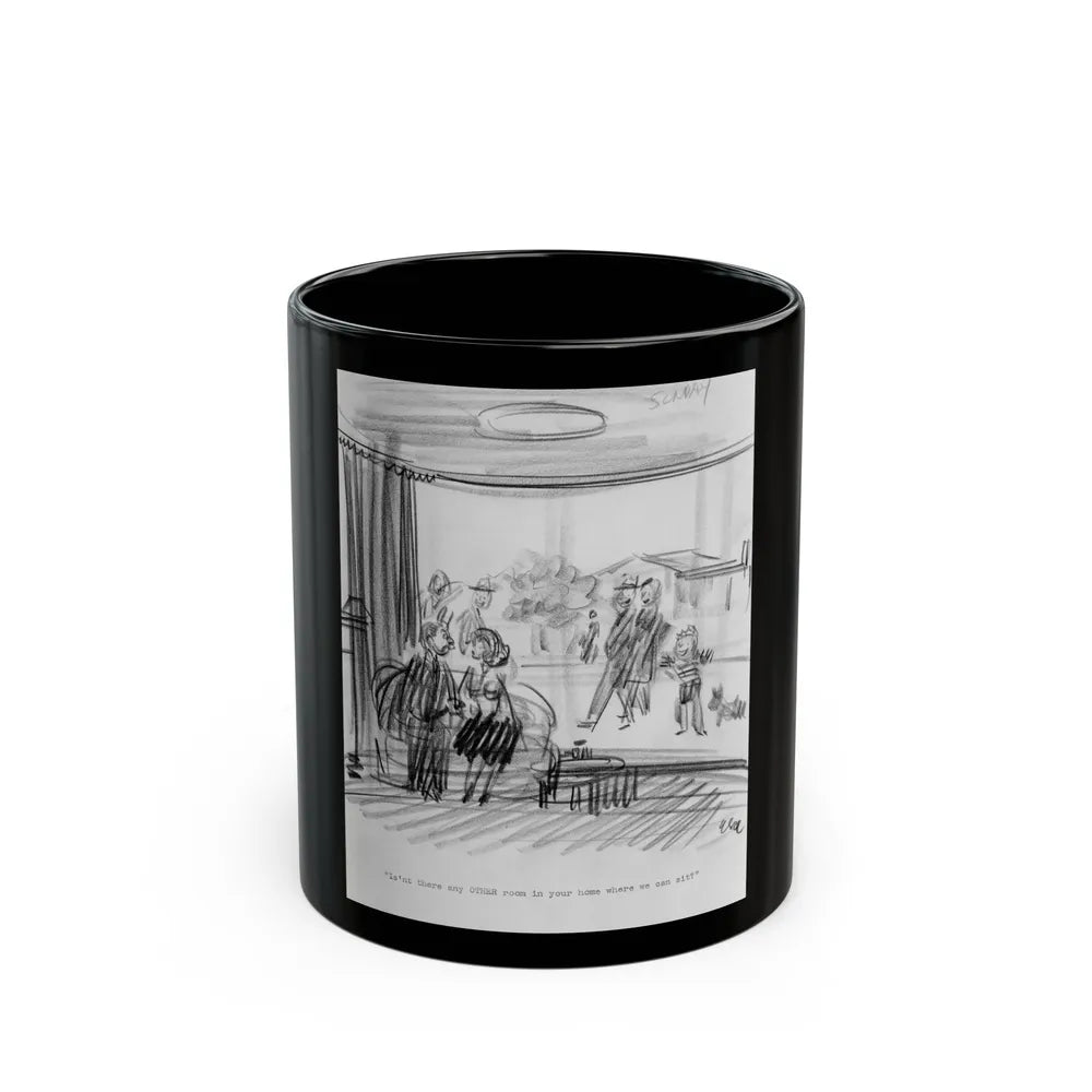 Group of Five illustrations (4) - Black Coffee Mug-11oz-Go Mug Yourself