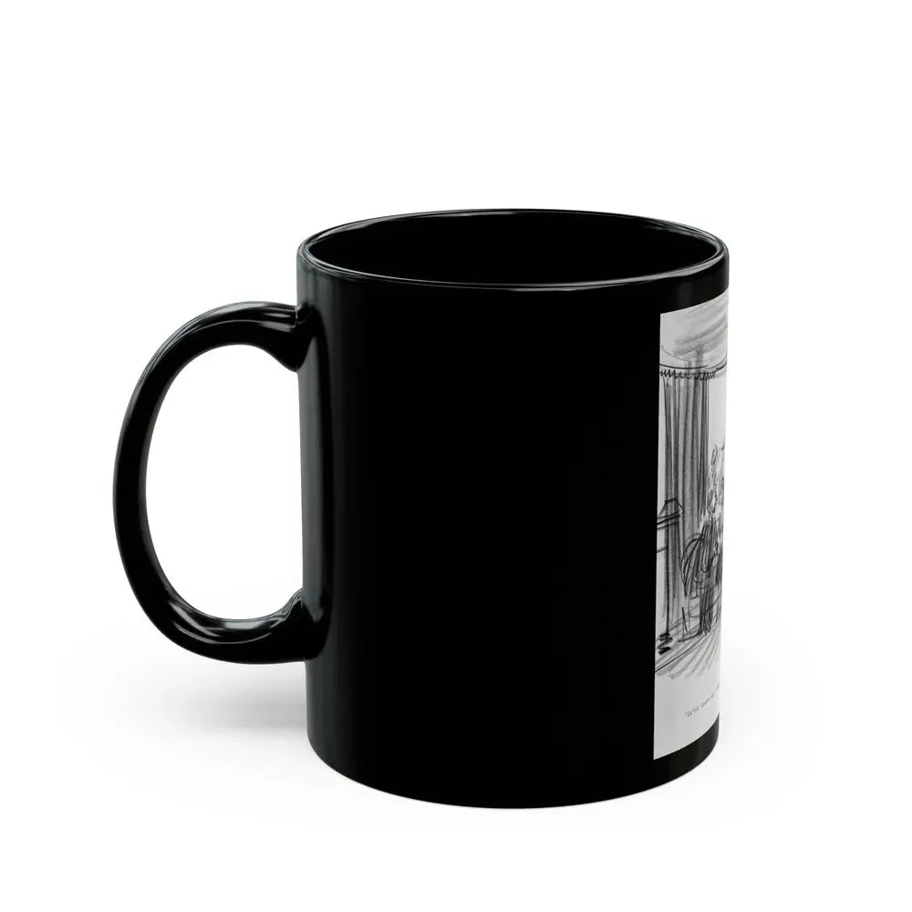 Group of Five illustrations (4) - Black Coffee Mug - Go Mug Yourself