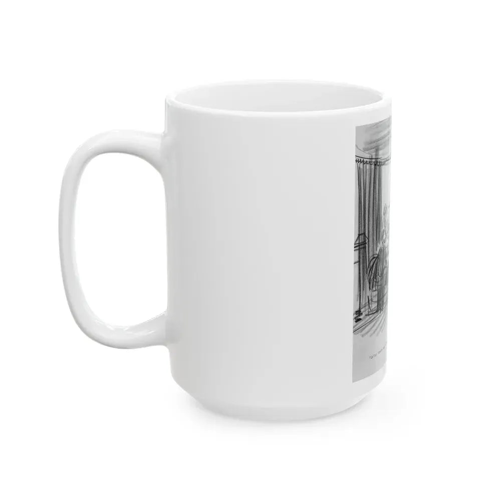 Group of Five illustrations (4) - White Coffee Mug - Go Mug Yourself