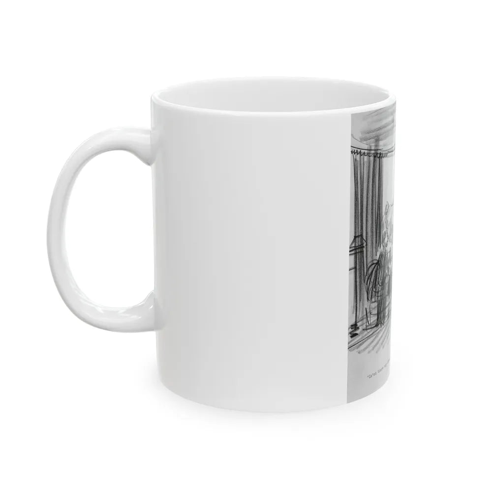 Group of Five illustrations (4) - White Coffee Mug-Go Mug Yourself