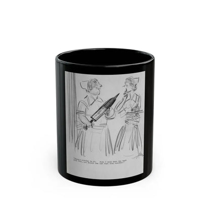 Group of Five illustrations (5) - Black Coffee Mug 11oz - Go Mug Yourself