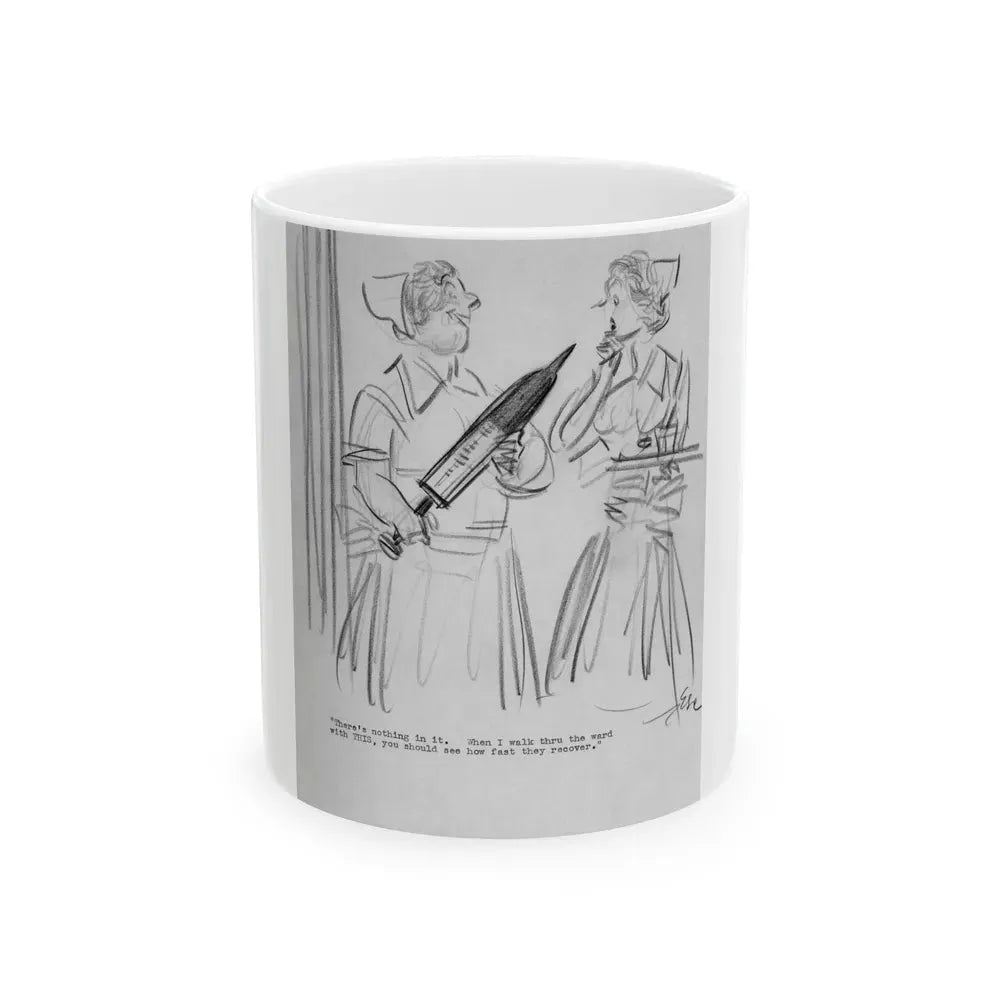 Group of Five illustrations (5) - White Coffee Mug 11oz - Go Mug Yourself