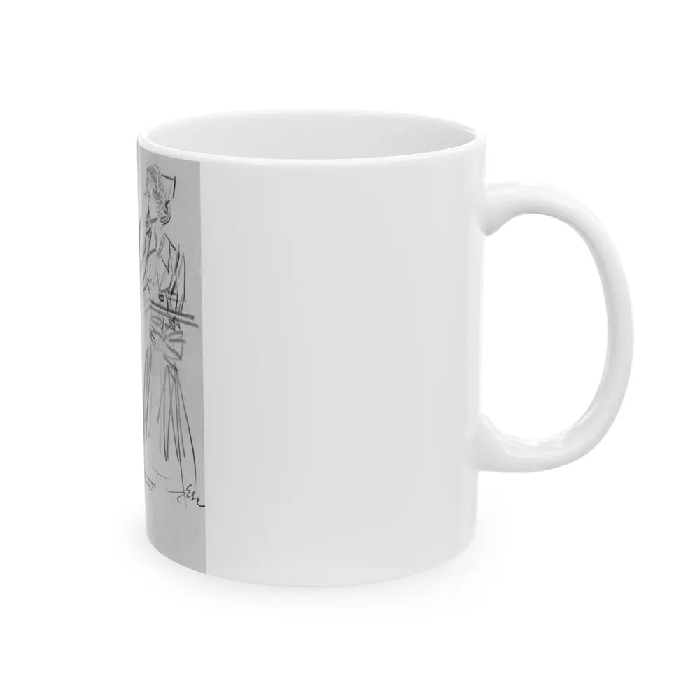 Group of Five illustrations (5) - White Coffee Mug-Go Mug Yourself