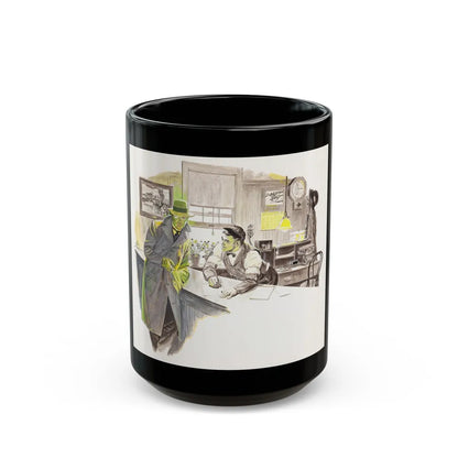 Group of nine story illustrations (1) - Black Coffee Mug-15oz-Go Mug Yourself