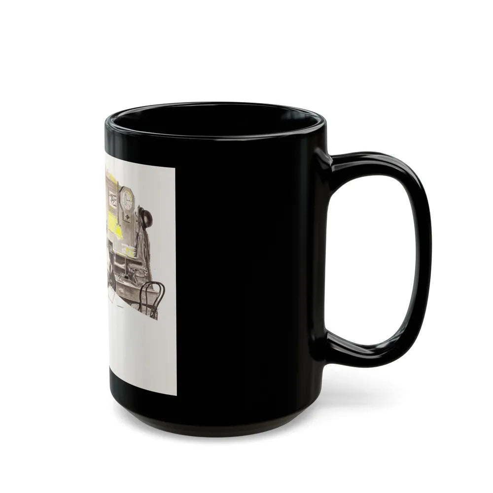 Group of nine story illustrations (1) - Black Coffee Mug-Go Mug Yourself