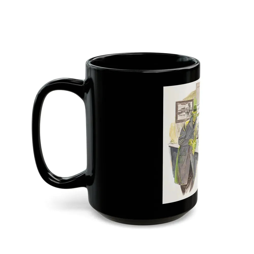Group of nine story illustrations (1) - Black Coffee Mug - Go Mug Yourself