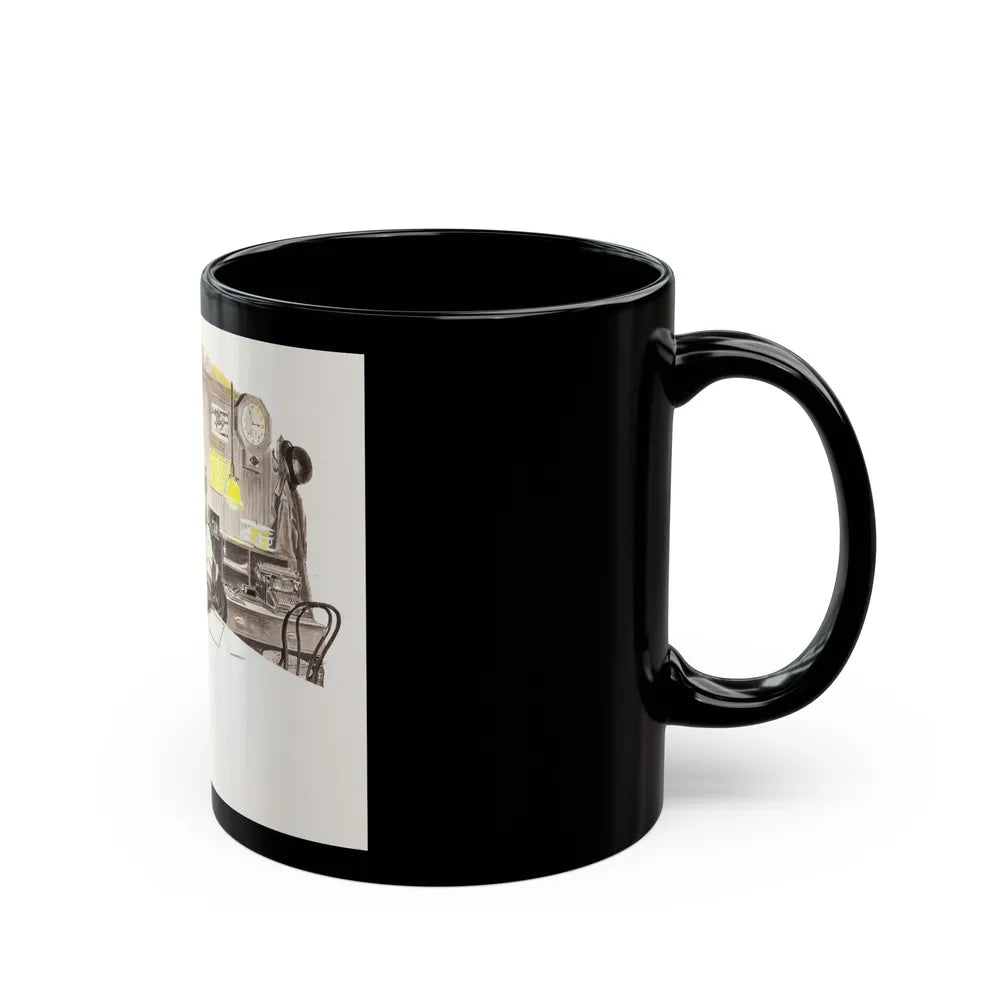 Group of nine story illustrations (1) - Black Coffee Mug-Go Mug Yourself