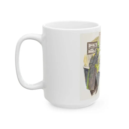 Group of nine story illustrations (1) - White Coffee Mug - Go Mug Yourself
