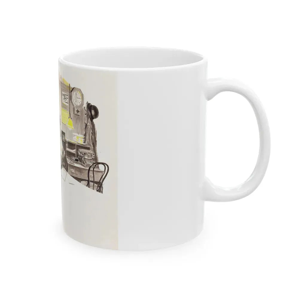 Group of nine story illustrations (1) - White Coffee Mug - Go Mug Yourself