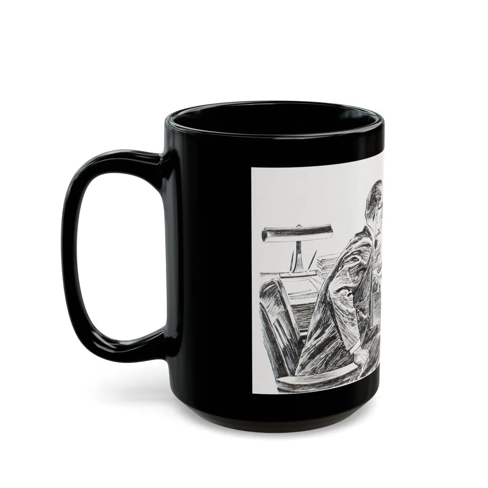 Group of nine story illustrations (2) - Black Coffee Mug-Go Mug Yourself