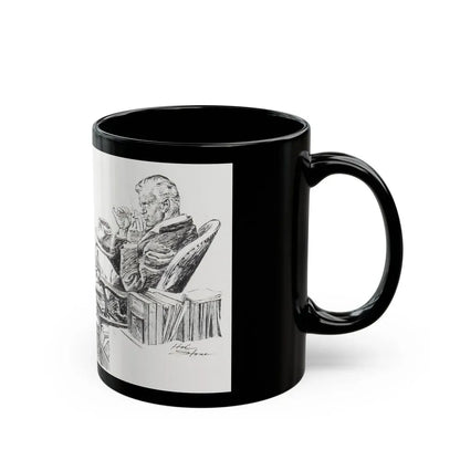 Group of nine story illustrations (2) - Black Coffee Mug - Go Mug Yourself