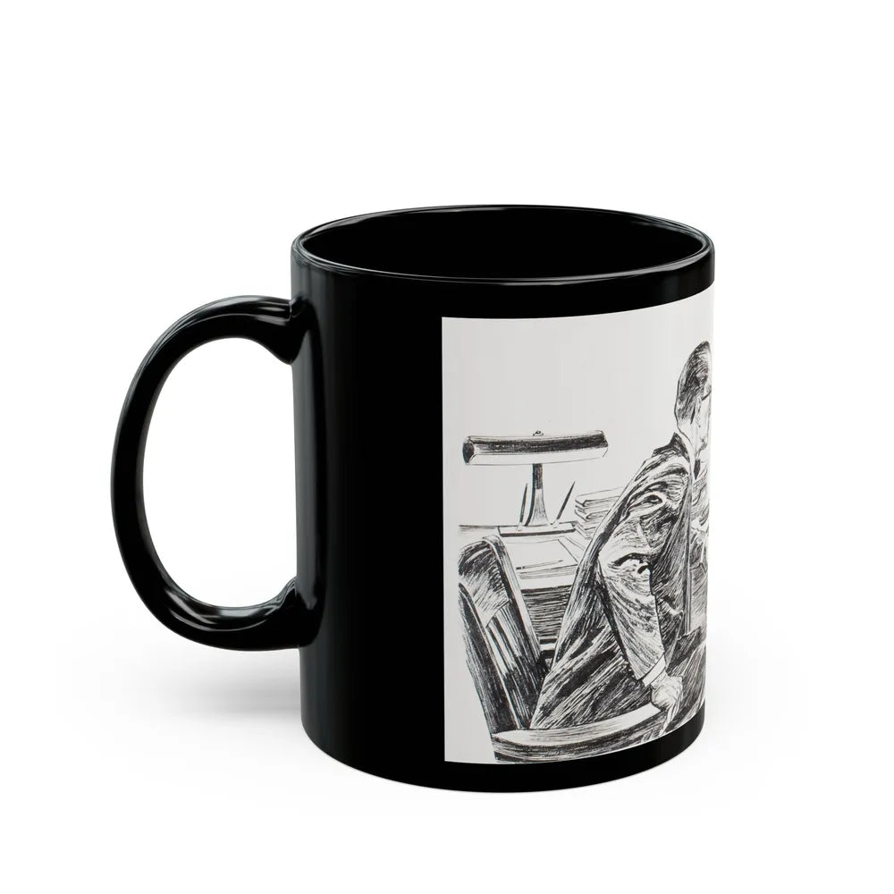 Group of nine story illustrations (2) - Black Coffee Mug-Go Mug Yourself