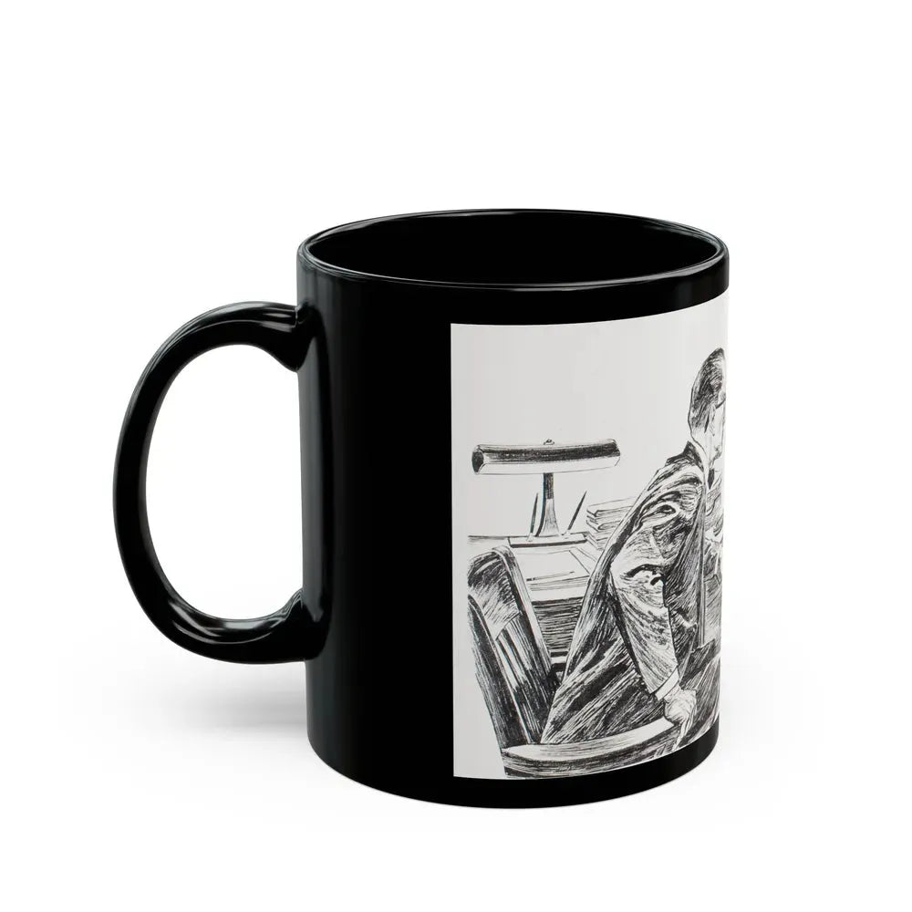 Group of nine story illustrations (2) - Black Coffee Mug - Go Mug Yourself