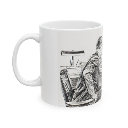 Group of nine story illustrations (2) - White Coffee Mug-Go Mug Yourself