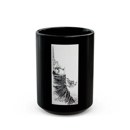 Group of nine story illustrations (3) - Black Coffee Mug 15oz - Go Mug Yourself