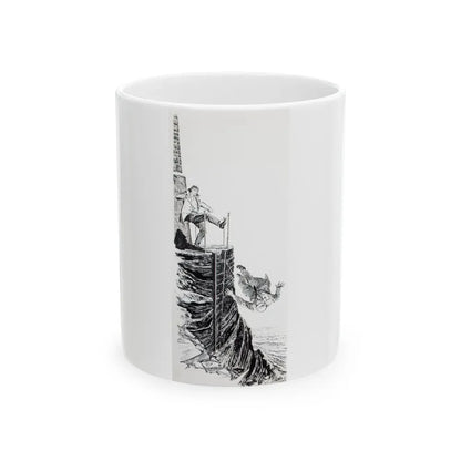 Group of nine story illustrations (3) - White Coffee Mug 11oz - Go Mug Yourself