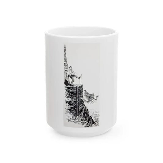 Group of nine story illustrations (3) - White Coffee Mug 15oz - Go Mug Yourself