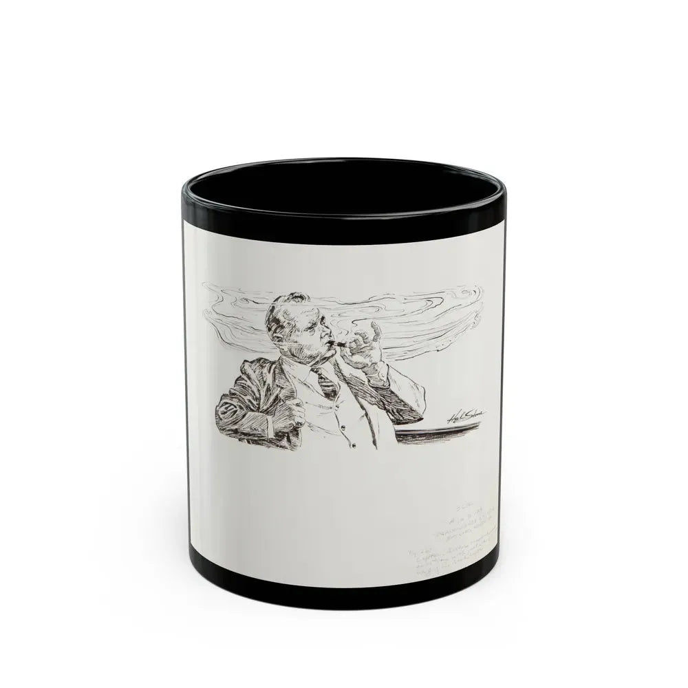 Group of nine story illustrations (4) - Black Coffee Mug 11oz - Go Mug Yourself
