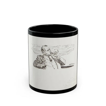 Group of nine story illustrations (4) - Black Coffee Mug 11oz - Go Mug Yourself