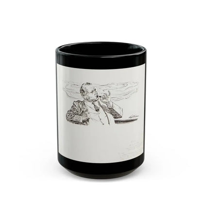 Group of nine story illustrations (4) - Black Coffee Mug 15oz - Go Mug Yourself