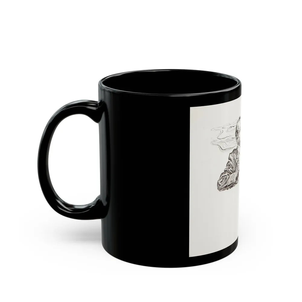 Group of nine story illustrations (4) - Black Coffee Mug-Go Mug Yourself