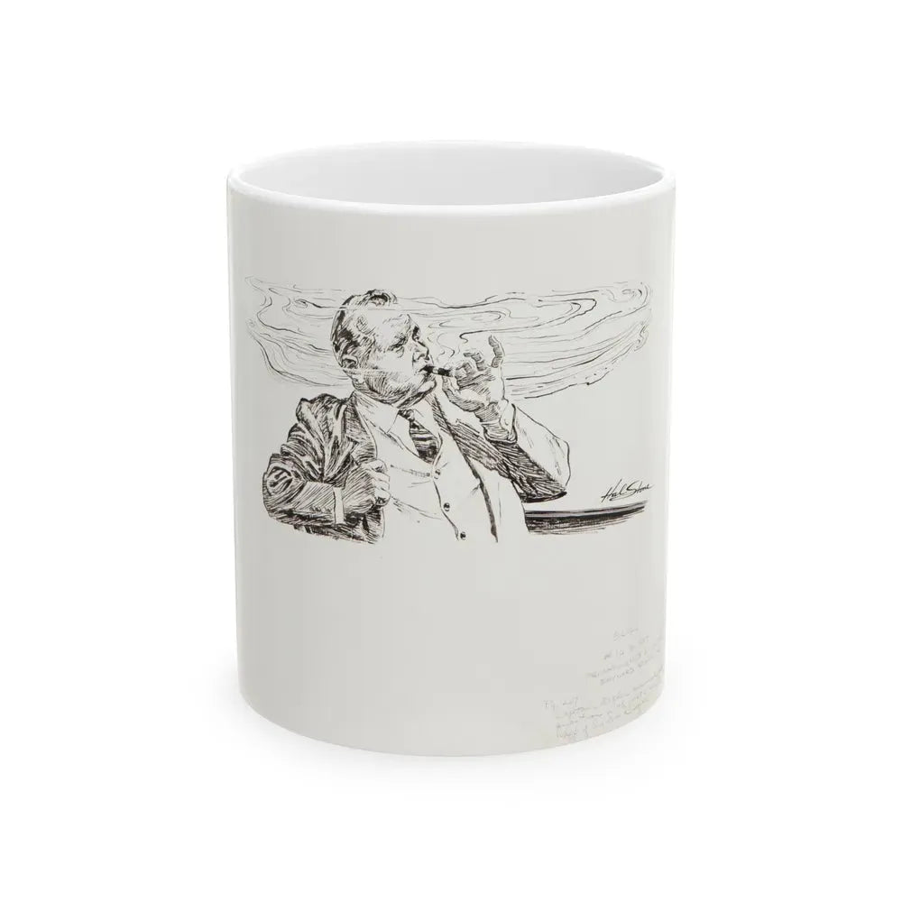 Group of nine story illustrations (4) - White Coffee Mug 11oz - Go Mug Yourself