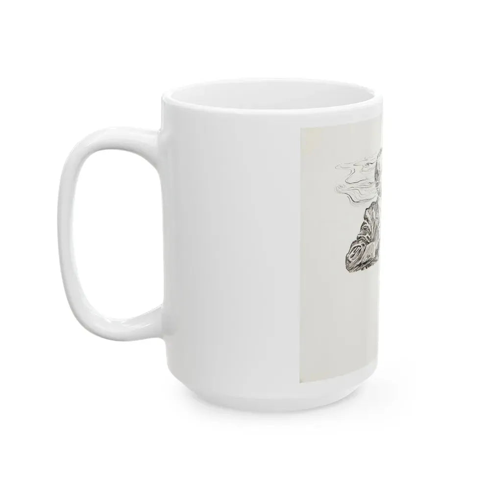 Group of nine story illustrations (4) - White Coffee Mug - Go Mug Yourself