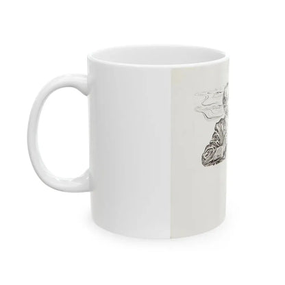 Group of nine story illustrations (4) - White Coffee Mug - Go Mug Yourself