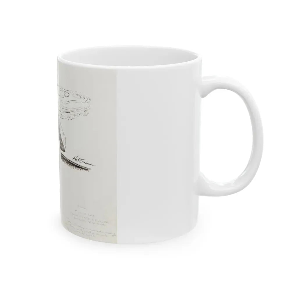 Group of nine story illustrations (4) - White Coffee Mug - Go Mug Yourself