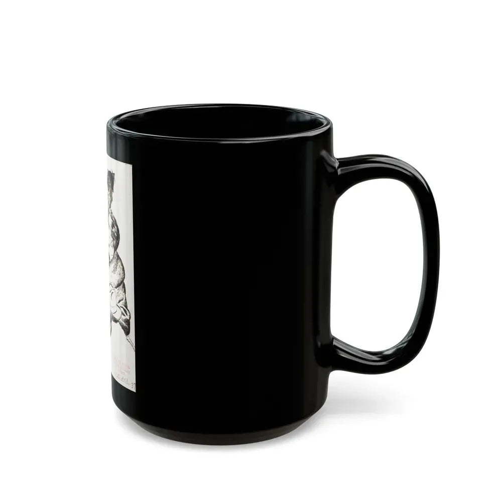 Group of nine story illustrations (5) - Black Coffee Mug - Go Mug Yourself