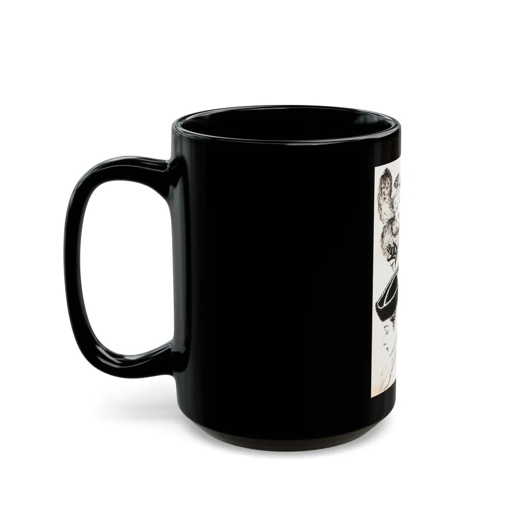 Group of nine story illustrations (5) - Black Coffee Mug-Go Mug Yourself