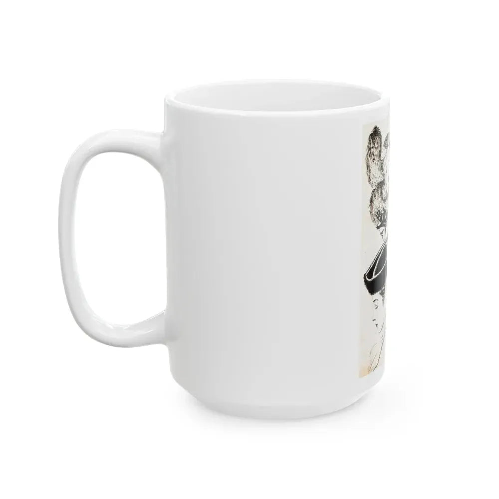 Group of nine story illustrations (5) - White Coffee Mug - Go Mug Yourself