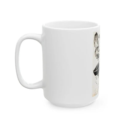 Group of nine story illustrations (5) - White Coffee Mug - Go Mug Yourself