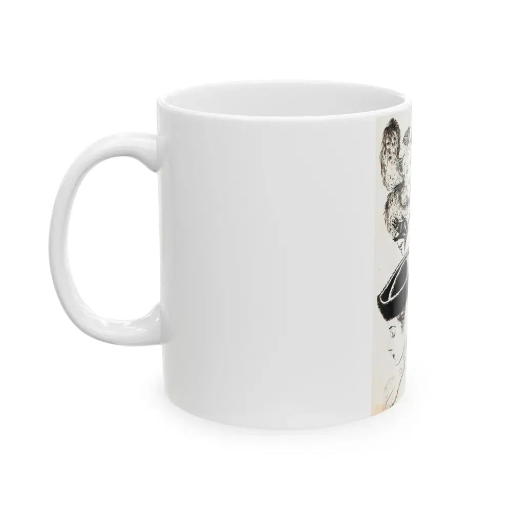 Group of nine story illustrations (5) - White Coffee Mug - Go Mug Yourself