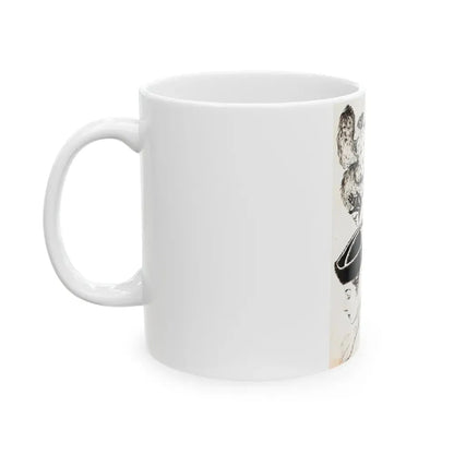 Group of nine story illustrations (5) - White Coffee Mug - Go Mug Yourself