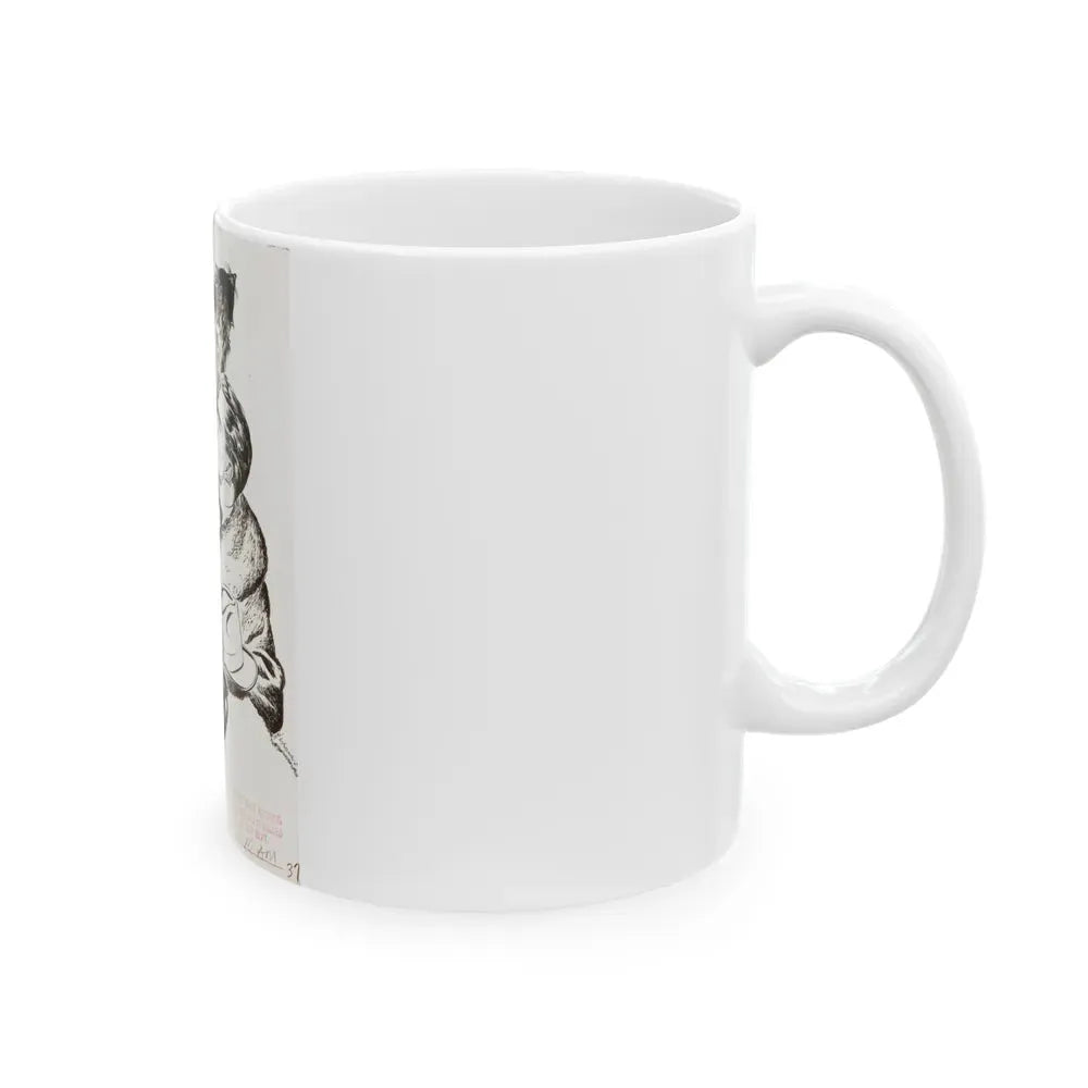 Group of nine story illustrations (5) - White Coffee Mug - Go Mug Yourself
