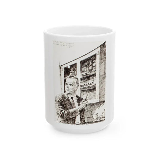 Group of nine story illustrations (6) - White Coffee Mug 15oz - Go Mug Yourself