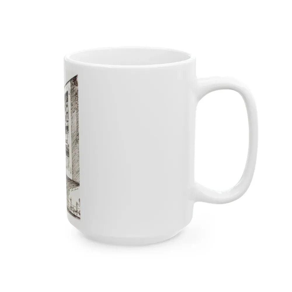 Group of nine story illustrations (6) - White Coffee Mug - Go Mug Yourself