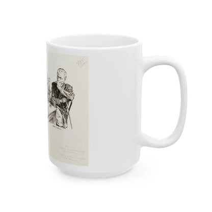 Group of nine story illustrations (8) - White Coffee Mug - Go Mug Yourself