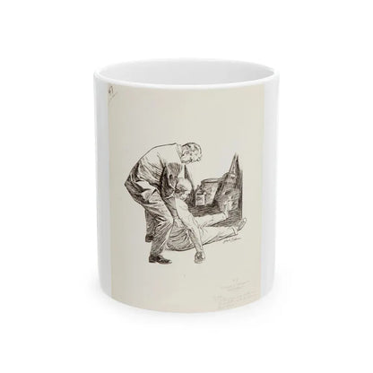 Group of nine story illustrations (9) - White Coffee Mug 11oz - Go Mug Yourself