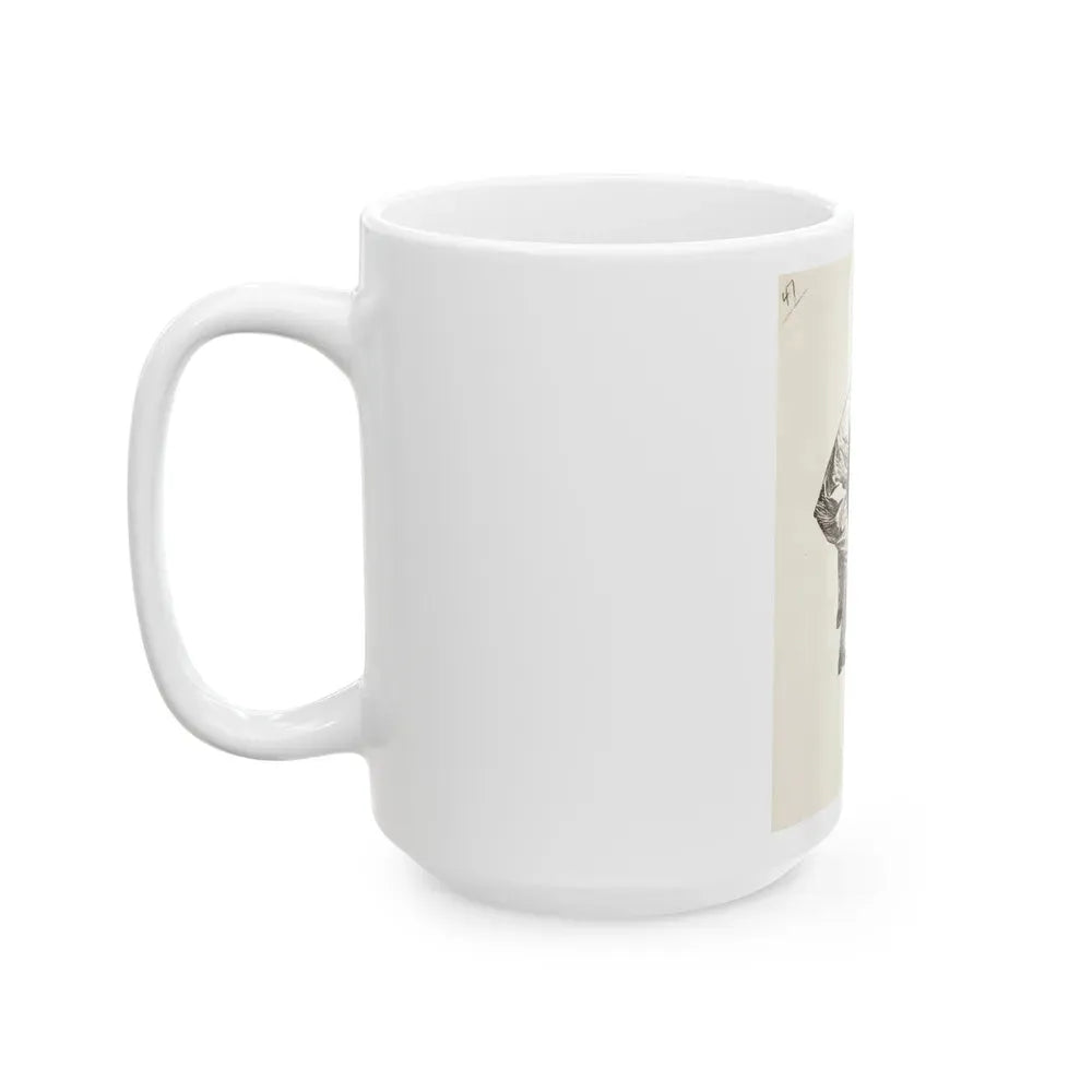 Group of nine story illustrations (9) - White Coffee Mug - Go Mug Yourself