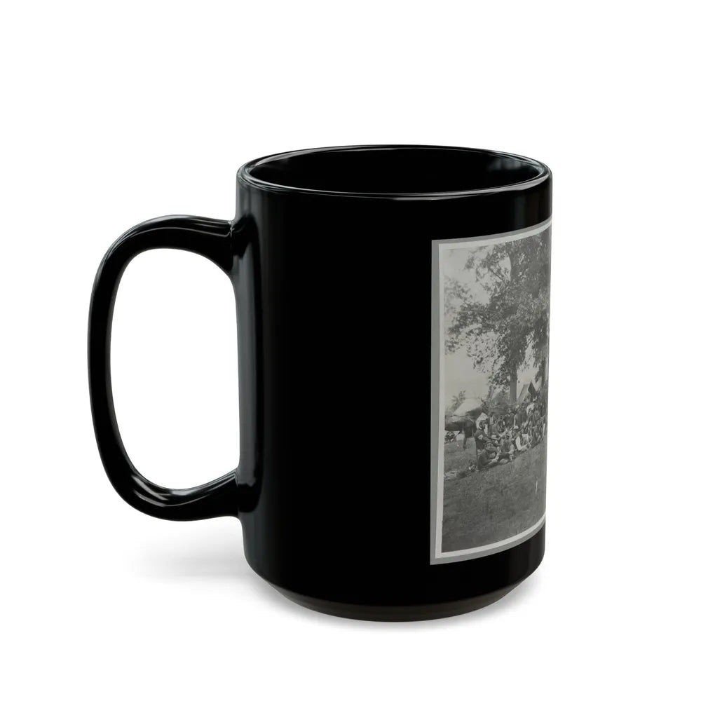 Group Of Officers & Men (U.S. Civil War) Black Coffee Mug-Go Mug Yourself