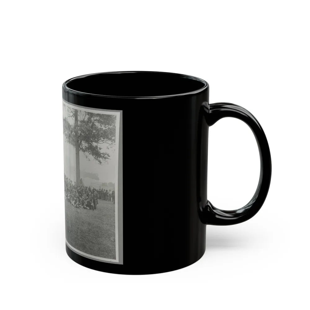 Group Of Officers & Men (U.S. Civil War) Black Coffee Mug-Go Mug Yourself