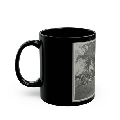 Group Of Officers & Men (U.S. Civil War) Black Coffee Mug-Go Mug Yourself