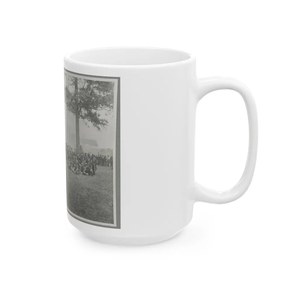 Group Of Officers & Men (U.S. Civil War) White Coffee Mug-Go Mug Yourself